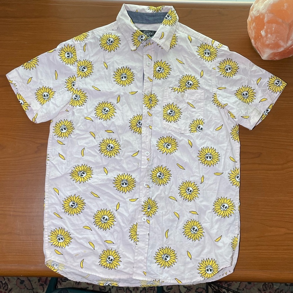 Eighty Eight Skull Button Up